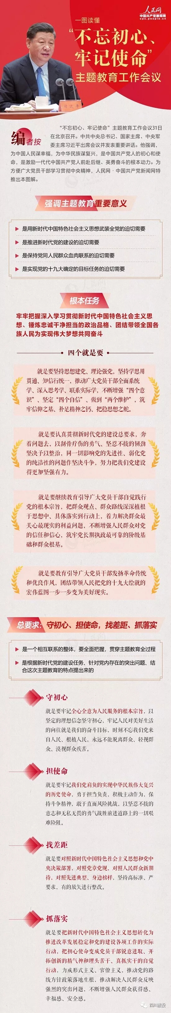 不忘初心、牢记使命| 一图读懂“不忘初心、牢记使命”主题教育工作会议