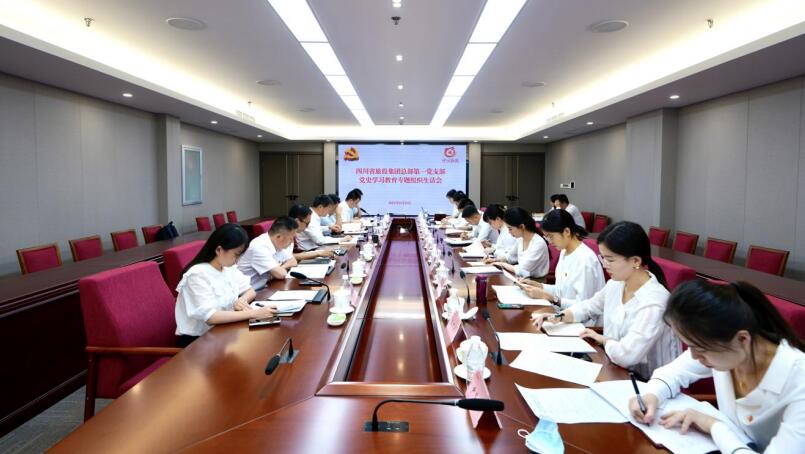 尊龙凯时集团党委书记、董事长任丁参加总部第一党支部党史学习教育专题组织生活会